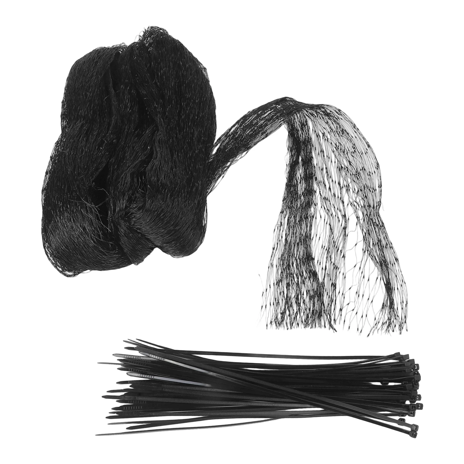 

Garden Protection 2*15m Outdoor Netting Black Garden Protection Net Polyethylene Net Space Saving Design Ties Included