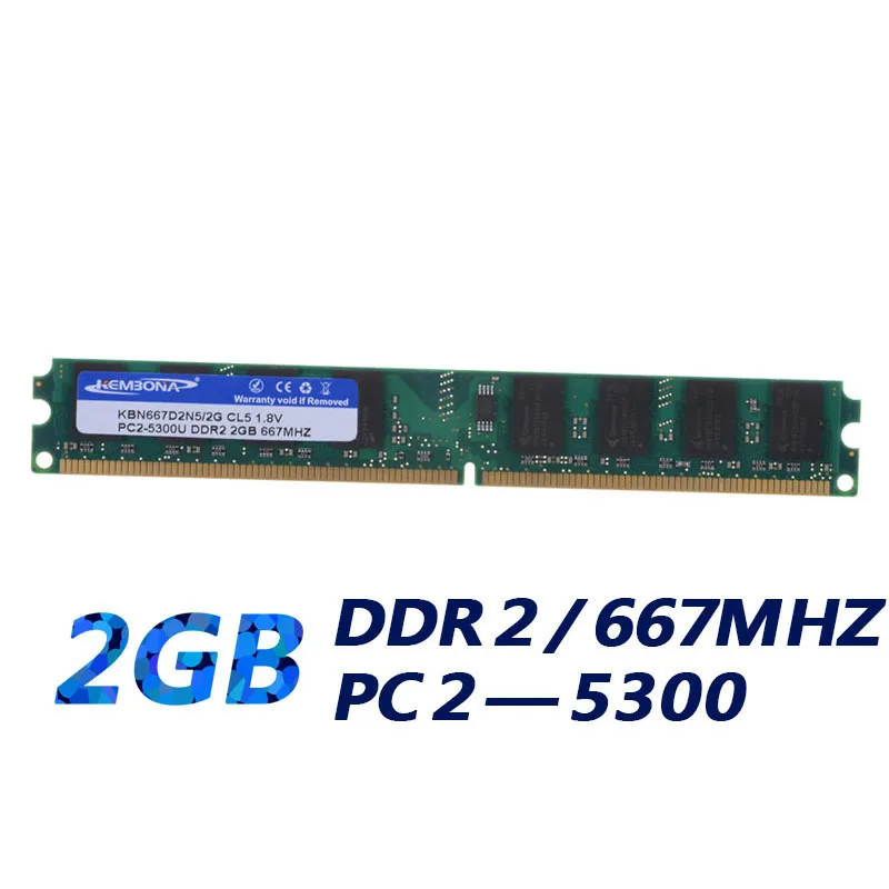 KEMBONA  PC desktop DDR2 RAM  DDR2 2GB/4GB 800MHz / 667MHz / 533MHz DIMM-240-Pins Desktop Memory Ram for A-M-D original chips