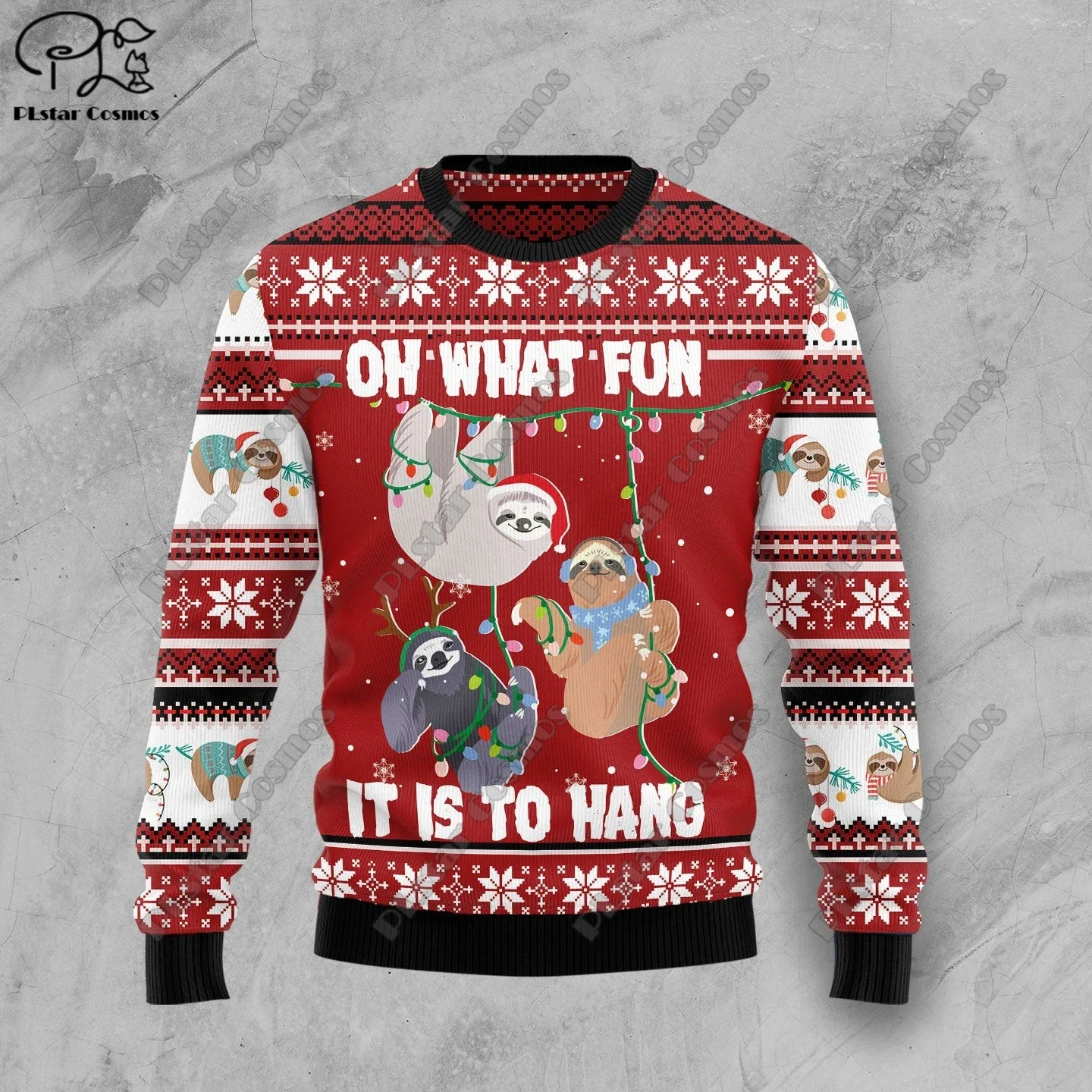 Camisola de inverno casual para mulheres, animal impresso 3D, série personalizada, padrão bonito do Natal, suéter feio, rua, novo, S-5