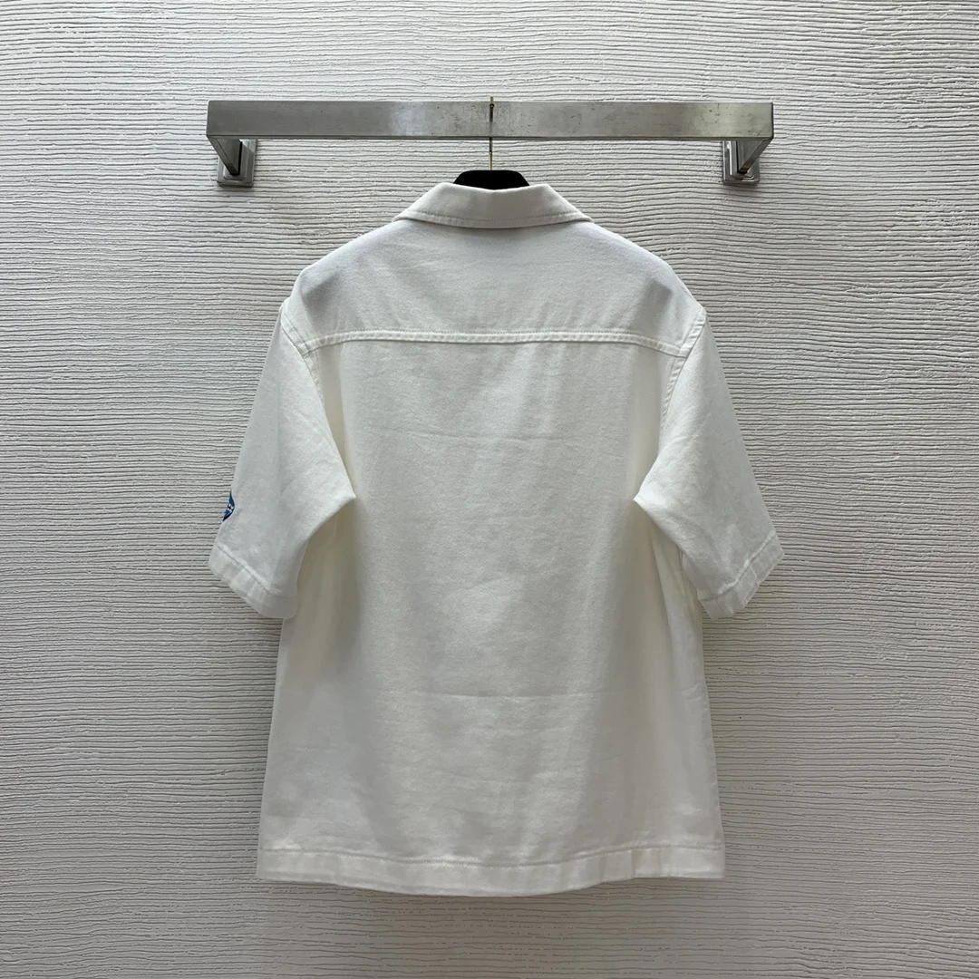 

New summer high-quality casual loose short sleeved denim jacket