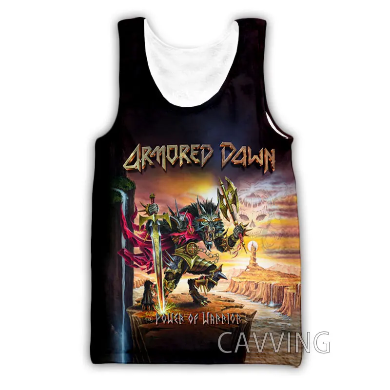 CAVVING 3D Printed  ARMORED DAWN  Rock  Tank Tops Harajuku Vest  Summer Undershirt Shirts Streetwear for Men/women