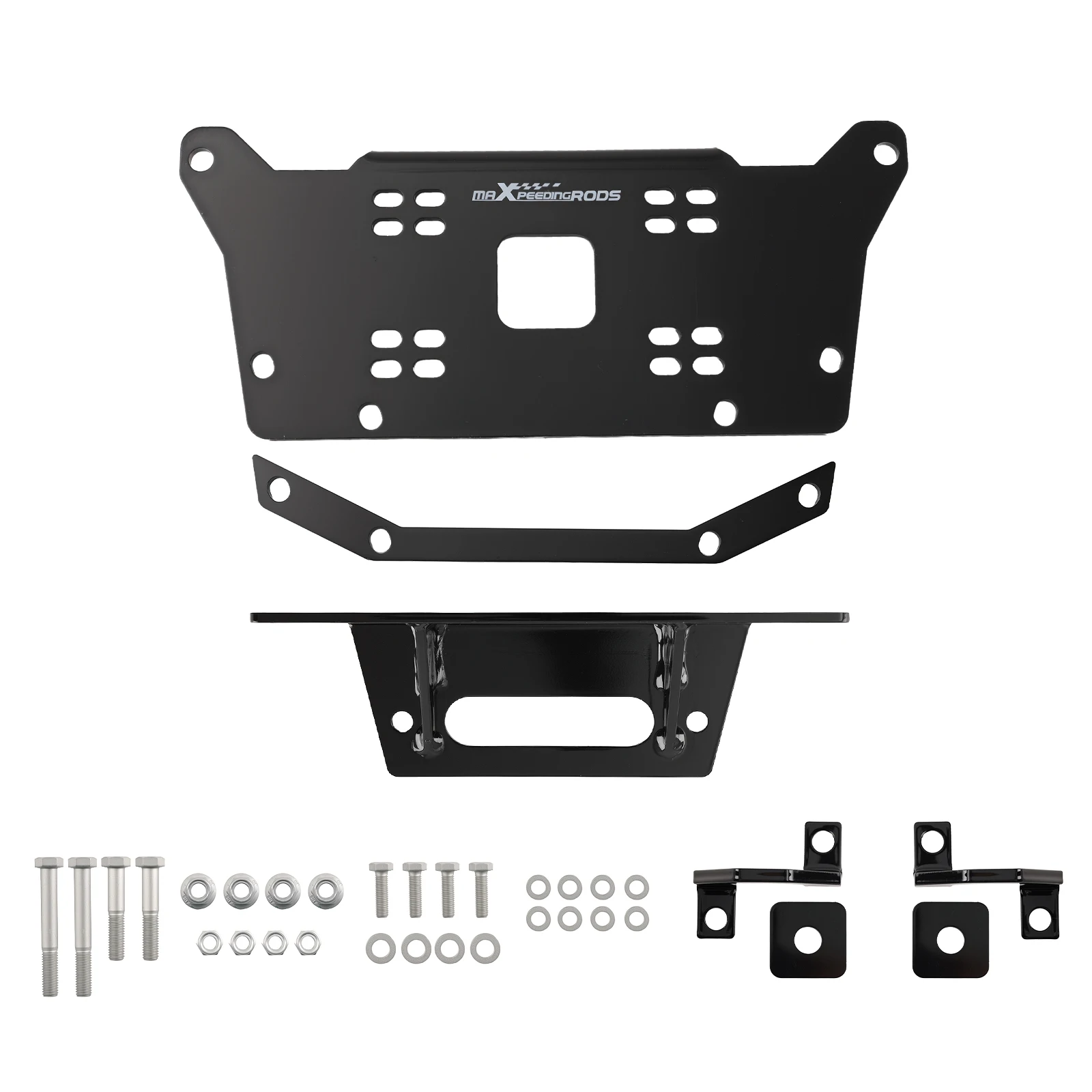 Front Winch Kit for Honda Talon 1000R FOX Live Valve 2021-2022 Steel Black