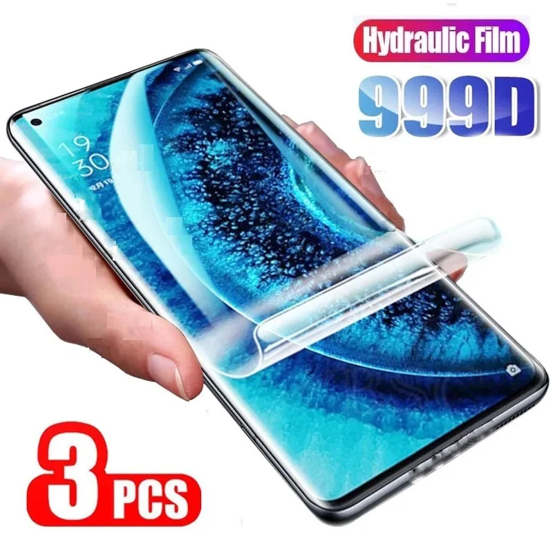 

3 шт. для Realme V30 V20 V21 V23 V25 V11 V11s V3 V17 Q2i 5G Гидрогелевая пленка HD Премиум Защитная пленка для экрана