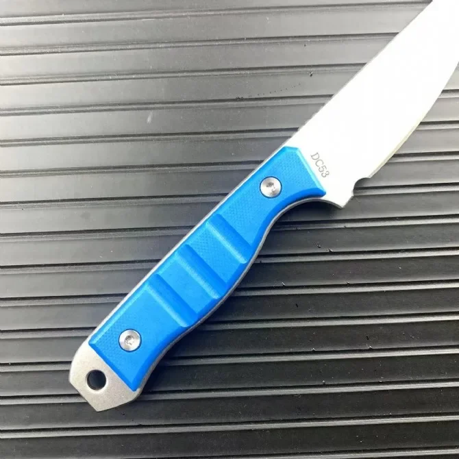 RRBC Straight Knife DC53 Blade G10 Handle with K-sheath Camping Hunting Fishing EDC Survival Tool Knives view 4