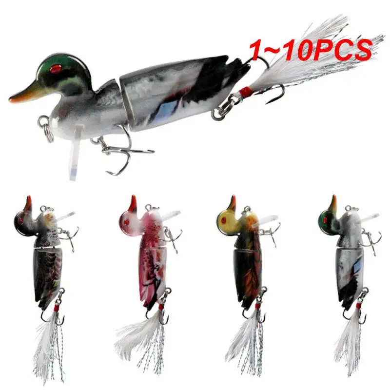 

1~10PCS Duck Multi-section Bait Fishing Lure Artificial Multi-section Bait Fishing Tools Floating Artificial Bait Simulation