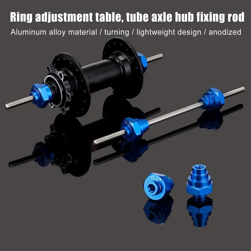 Thru Axle Adapter Bicycles Wheel Truing Stand Bicycles Workstands For Maintenance And Repair Trailer Setup Indoor Training Home - view 4