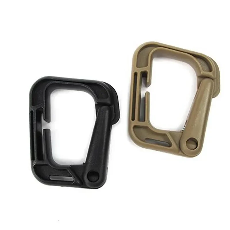 5 قطعة مشبك تسلق الجبال أداة تخييم خارجية D-نوع ITW Grimloc مولي قفل EDC ظهره معلقة شبكة هوك مشبك