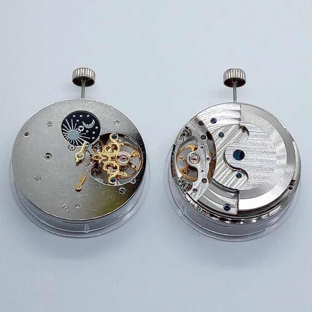 Watch movement accessories Dandong Tongji multi needle perpetual calendar movement movement Tongji multi needle lunar phase