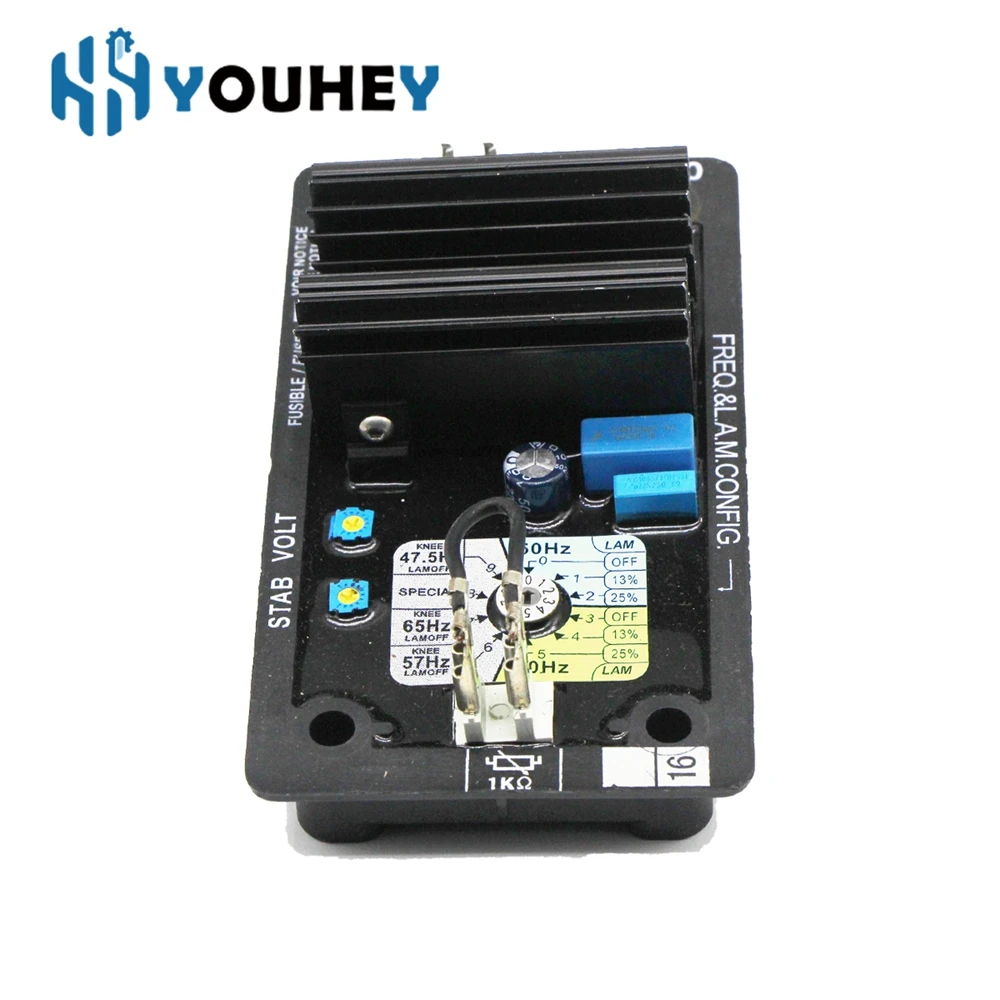 Imagem -04 - Regulador de Tensão Automático Brushless Geração Diesel Ajustador de Tensão do Sistema Grupo Acessórios Peças do Gerador R250 Avr