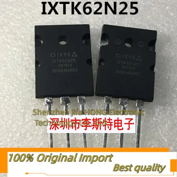 

10PCS/Lot IXTK62N25 TO-264 250V 62A Imported Original Best Quality