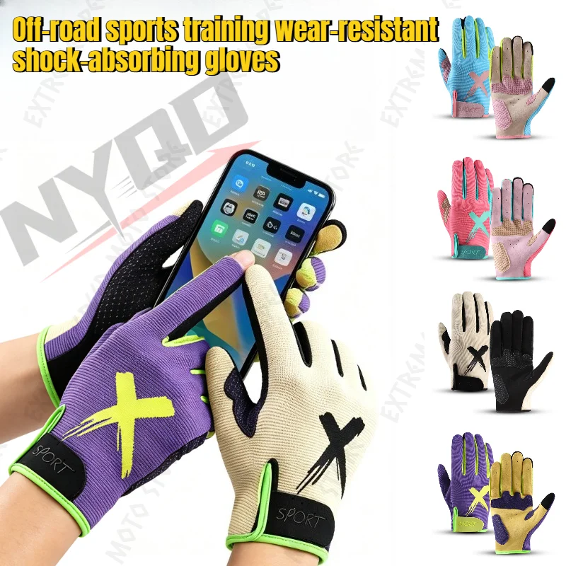 Touchscreen Motorcycle Riding Gloves Men Women Thin Breathable Spring Summer Outdoor Sports Motoscute Wearing Resistant Gloves