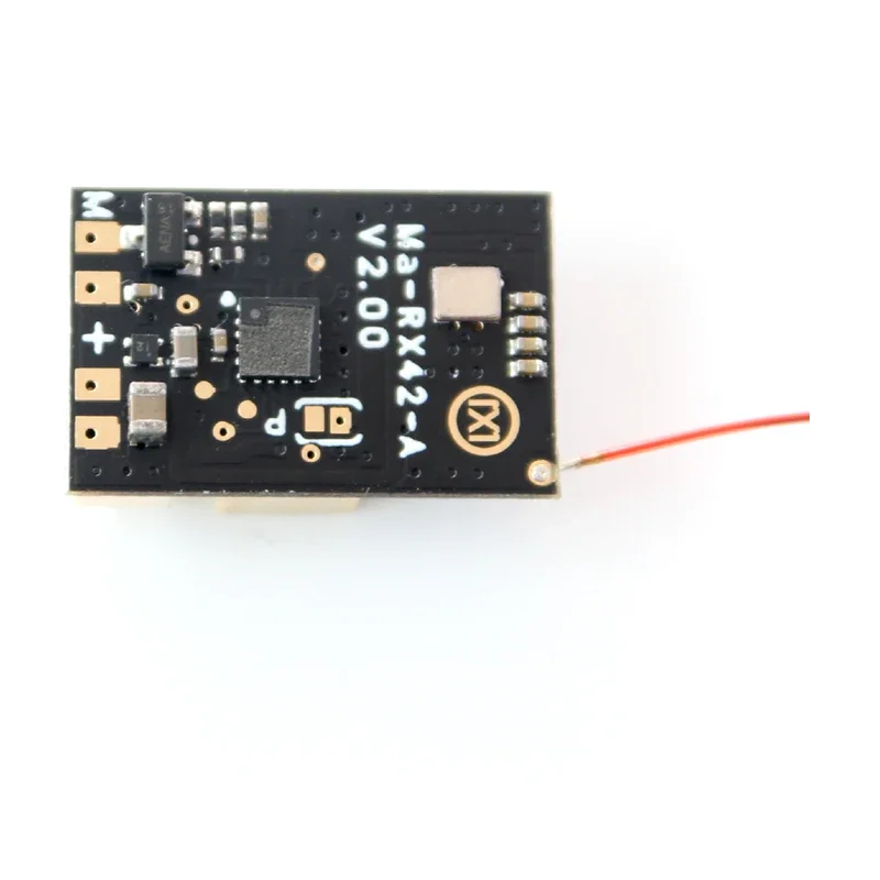 MA-RX42-A2 2.4G Micro FLYSKY AFHDS 2A 8CH Receiver PPM PWM Built-in 5A Brushed ESC for RC Micro Airplanes DIY Parts