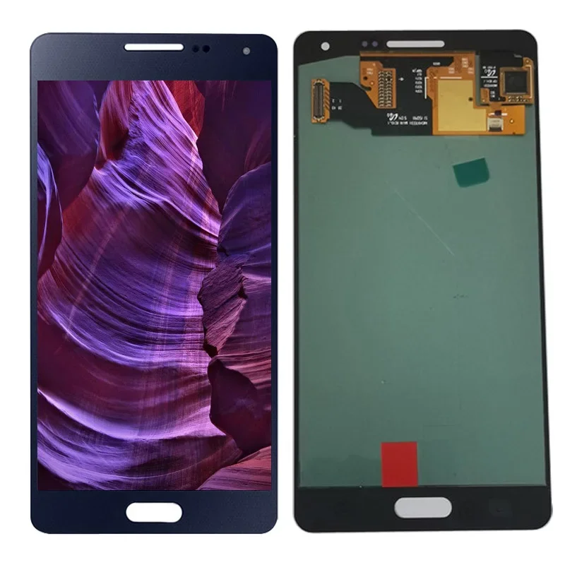 Pop display lcd tela de toque digitador assembléia, 100% super amoled lcd para samsung galaxy a7 2015, a700, a7000, a700 lcd