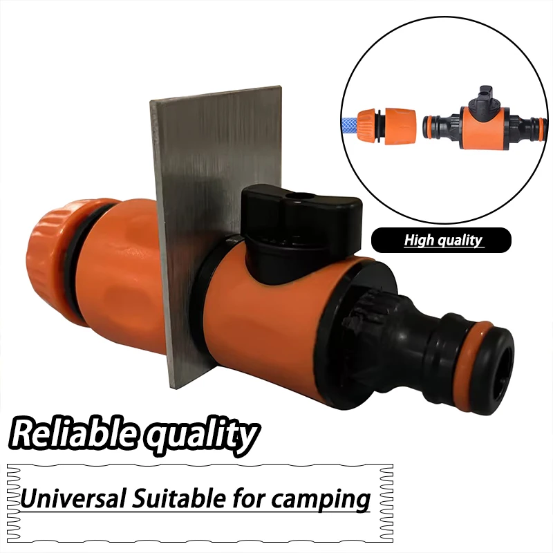 

For Campervan Motorhome Racevan RV Water Tank Backfill System Universal Caravan Water Tank Return System Connector & Bracket