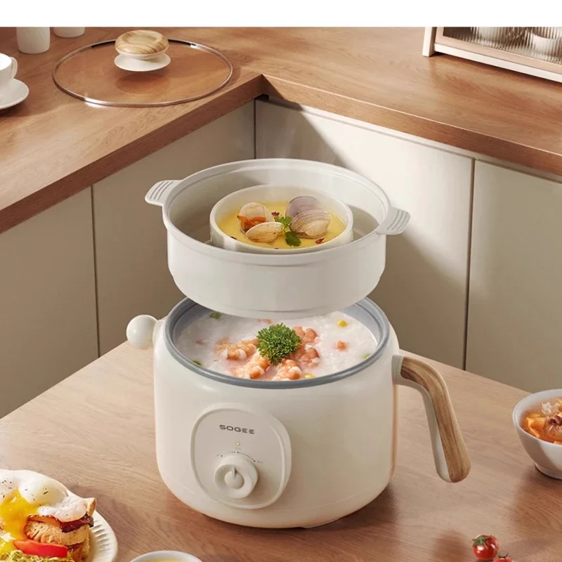 household student dormitory new Electric cooking pot Multifunctional  Single pot Frying and frying integrated pot Cooking