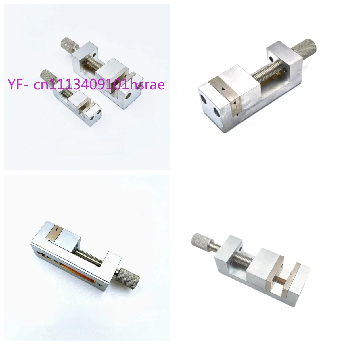Professional Multi-Hole Watch Crown Repair Pliers with Mini Bench Vise Set Anti Slip Watch Movement Wheel Holding Clamp