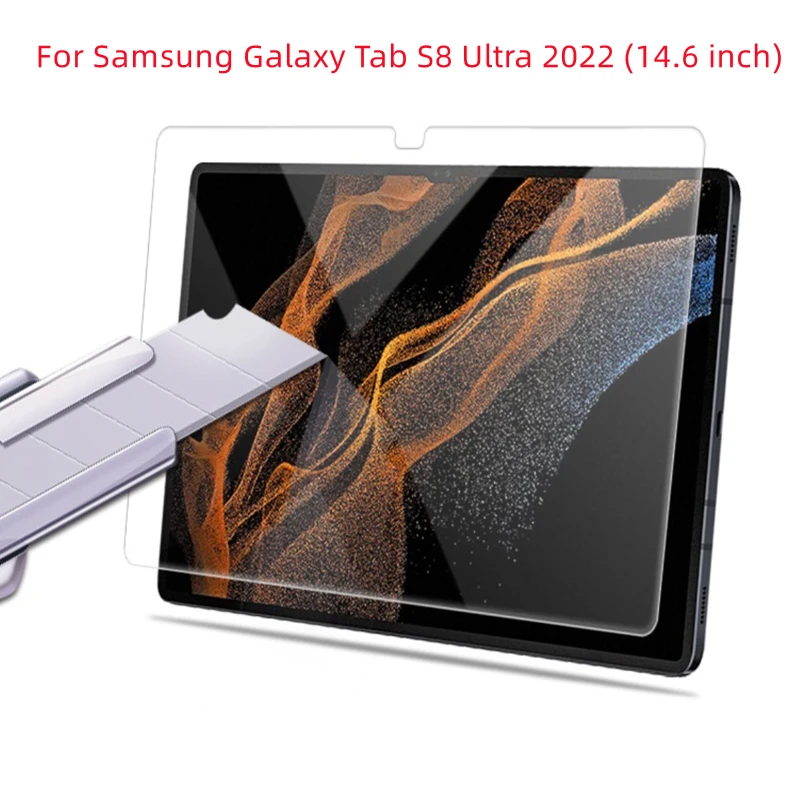 9H Tempered Glass Screen Protector For Samsung Galaxy Tab S8 Ultra Wi-Fi SM-X900 / 5G SM-X906 14.6 2022 Tablet Anti Scratch Film