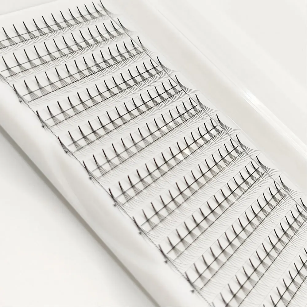 

6D Pointy Base Premade Fan Lashes M Curl Volume Fan Lash Extensions 0.05mm Russian Promade Fan Eyelash Extensions