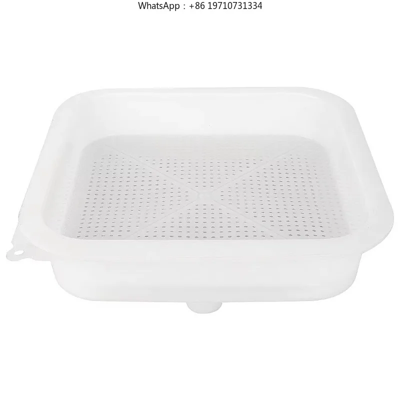 50 Pieces Honey Strainer with Large Funnel 2 Layers Plastic And Stainless Steel Beekeeping Filtering Tool for Beekeepers