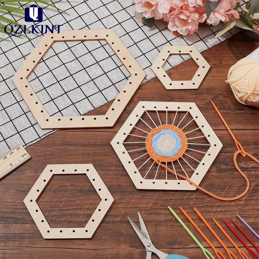 

Wooden Weaving Machine Kit, Gear Weaving, DIY Handicraft Weaving Tool