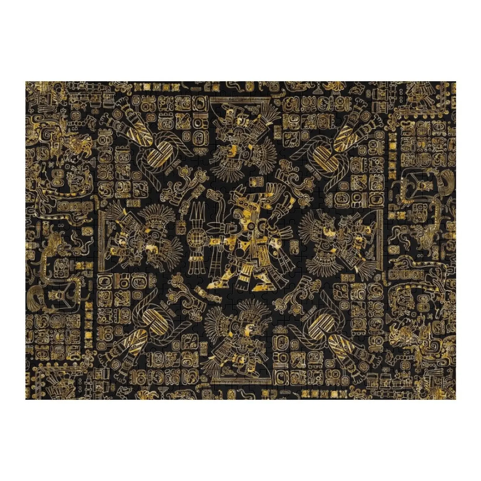 

Mayan Spring GOLD Jigsaw Puzzle Wood Photo Personalized Wooden Decor Paintings Customized Kids Gift Puzzle