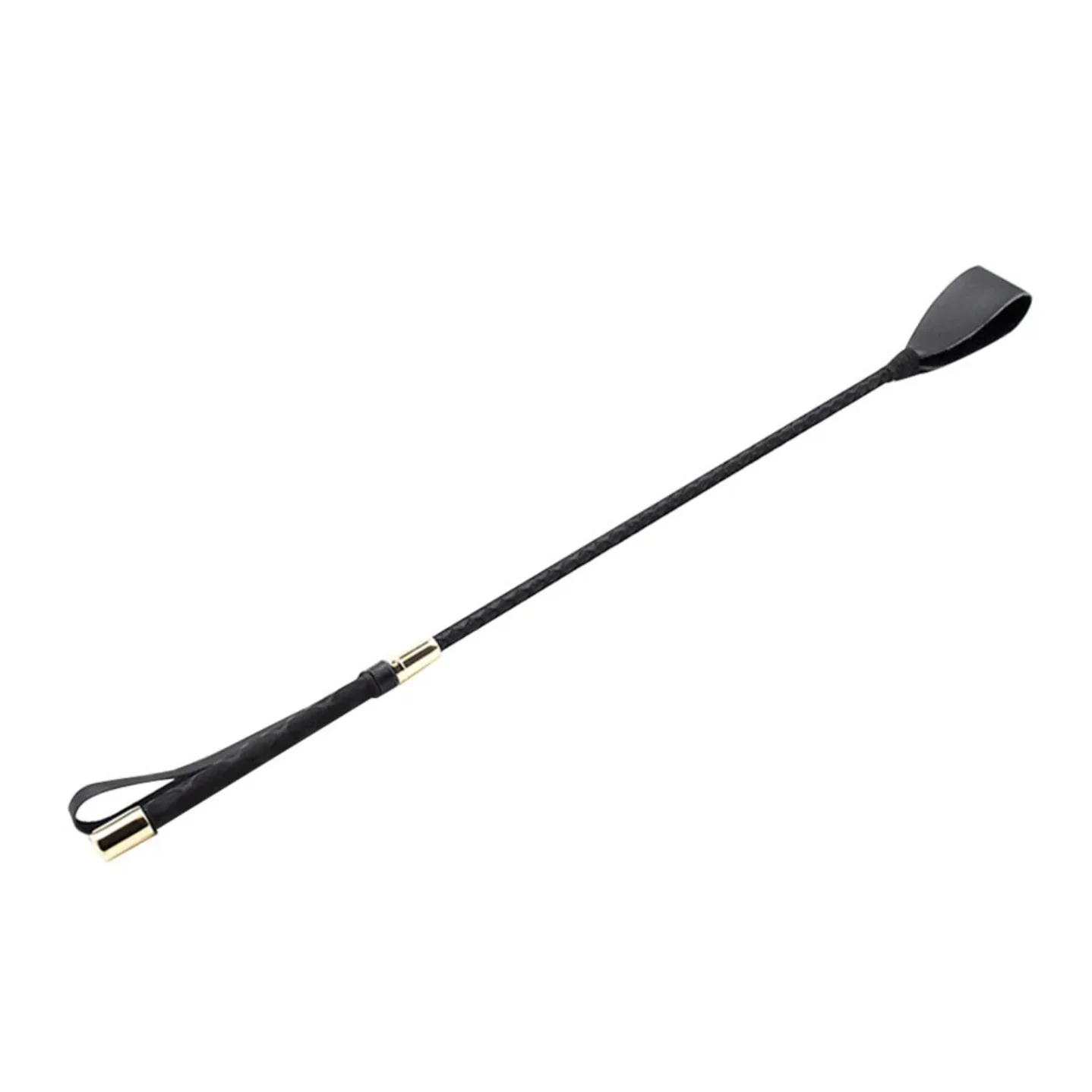 45/54cm Riding Equestrian Whip Training PU Leather Lash Anti-slip Portable Learning for Outdoor Racing Performance Beginner