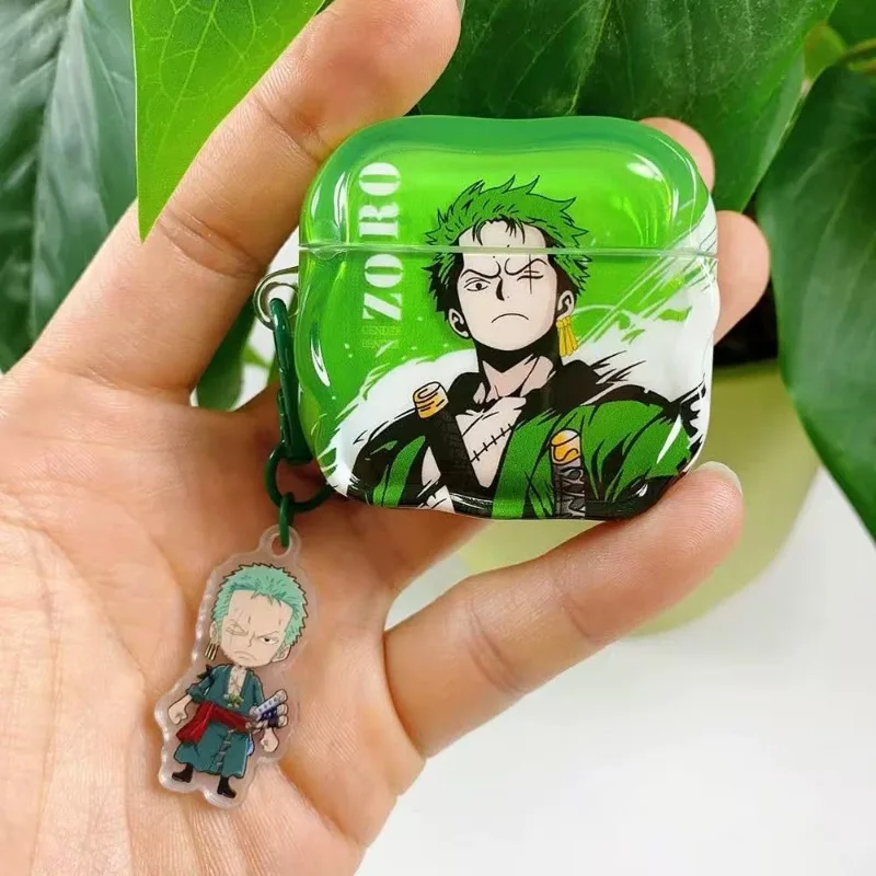 new Monkey· D·Luffy Roronoa Zoro Cute and Cool Personality High Value Peripheral Bluetooth Headphone Case for AirPods 1/2/3/4 view 3