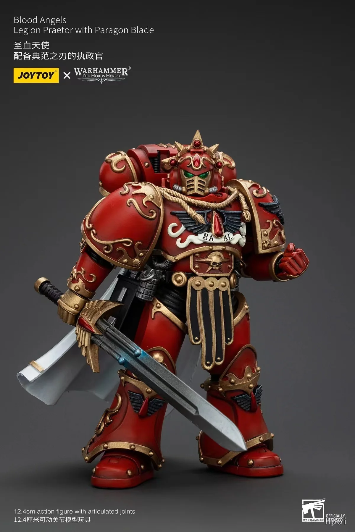 

【Original】 JOYTOY Warhammer 40K 1/18 Action Figure Blood AngelsLegion Praetor with Paragon Blade Toys Model