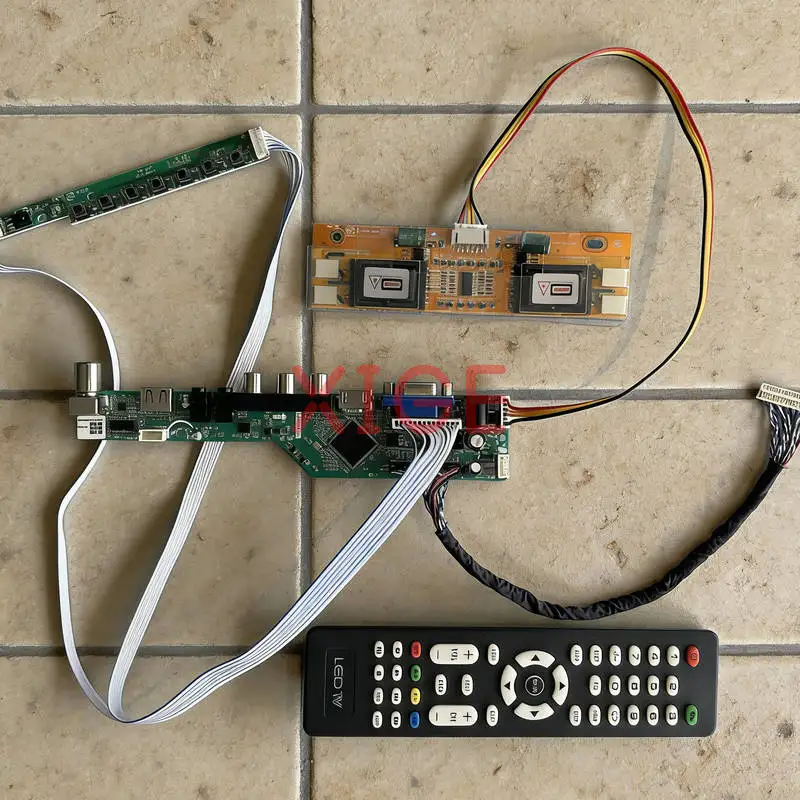 

Плата контроллера привода экрана подходит для M170EG02 M170EN07 M170EG01 M170EU01 4-CCFL USB+AV+VGA+HDMI 1280*1024 30-контактный комплект LVDS 1280x1024