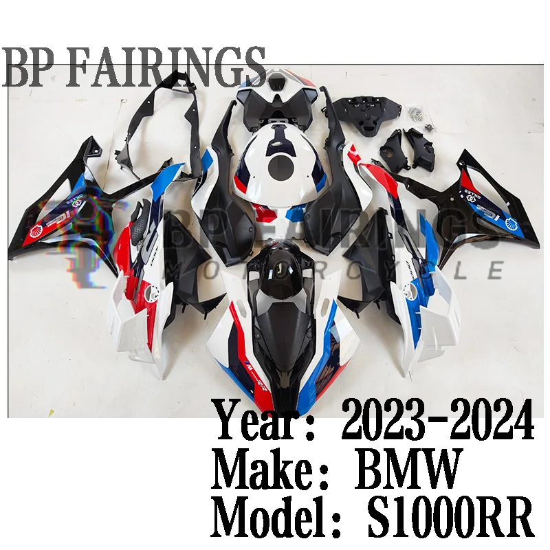 

For BMW S1000RR 2023 2024 Fairing Accessories Full Fairings Panel Kit Higher Quality ABS Plastic Injection set White
