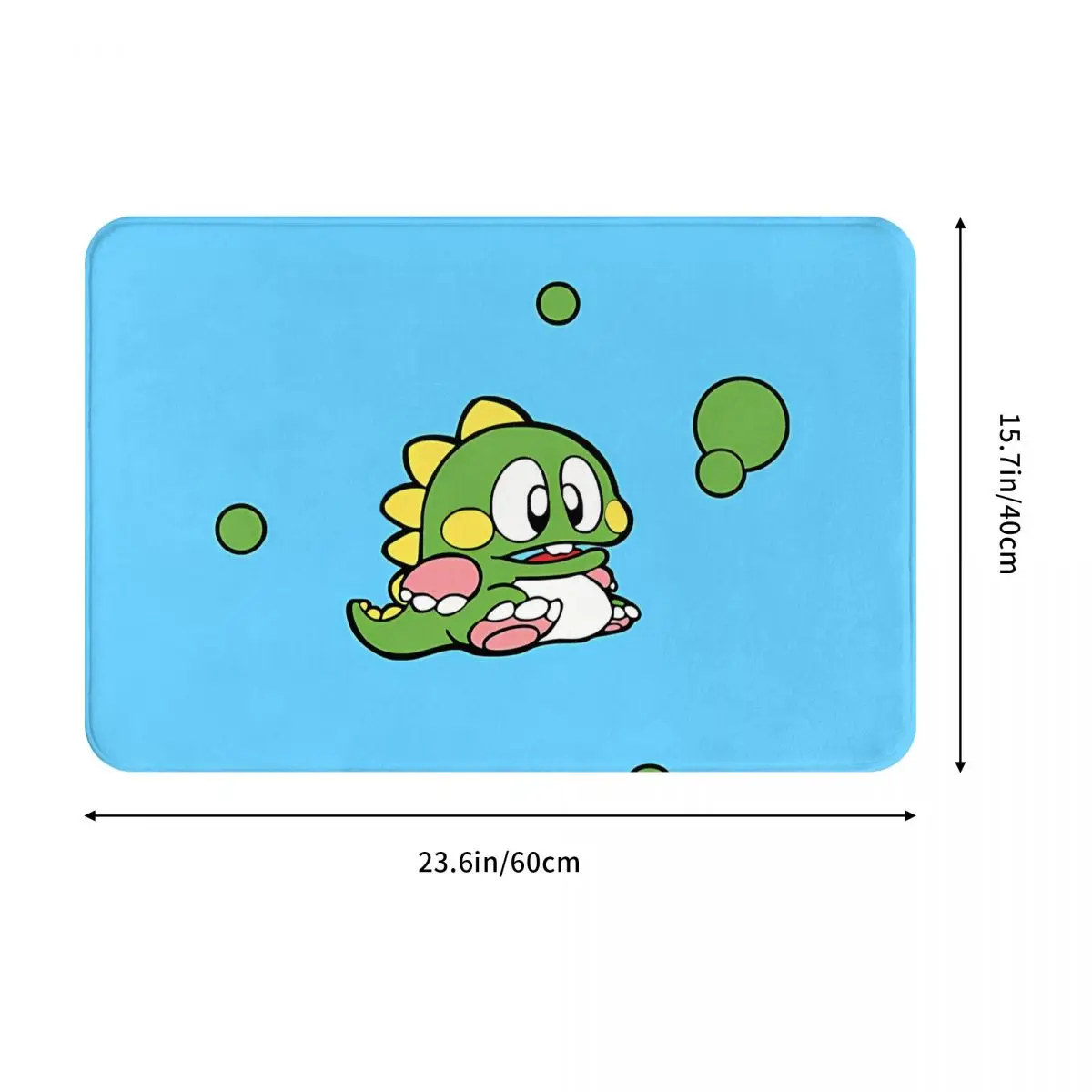 Matching 2 Player 1UP Bub Bubble Bobble Game Dragon Bedroom Mat Rug Home Doormat Living Room Carpet Outdoor