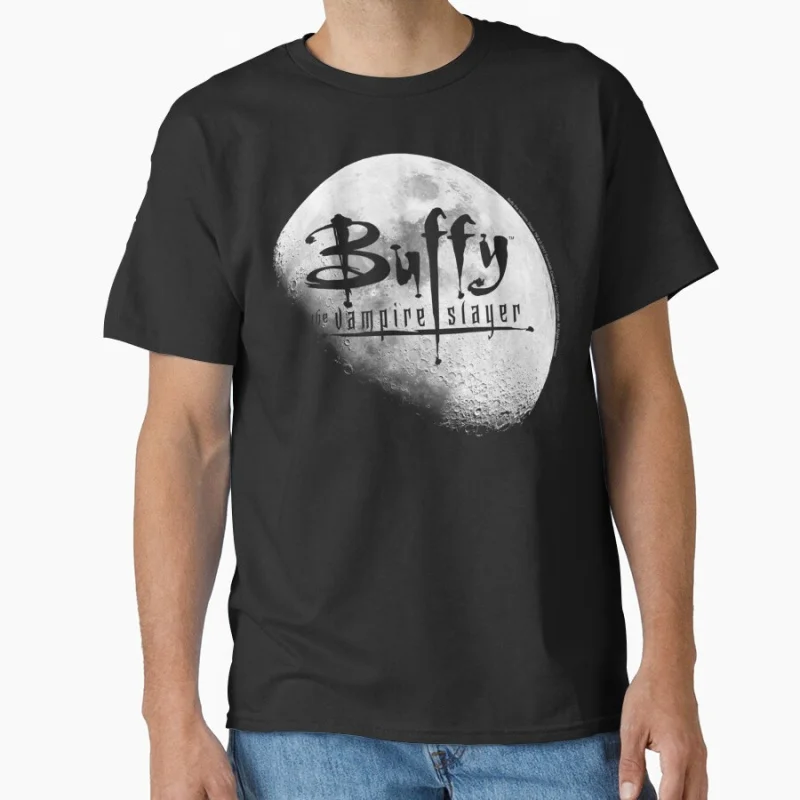 

Vintage scary film The Buffy Vampire Slayer horror movies Classic T-shirt for men Large size Adult Tops S-6xl