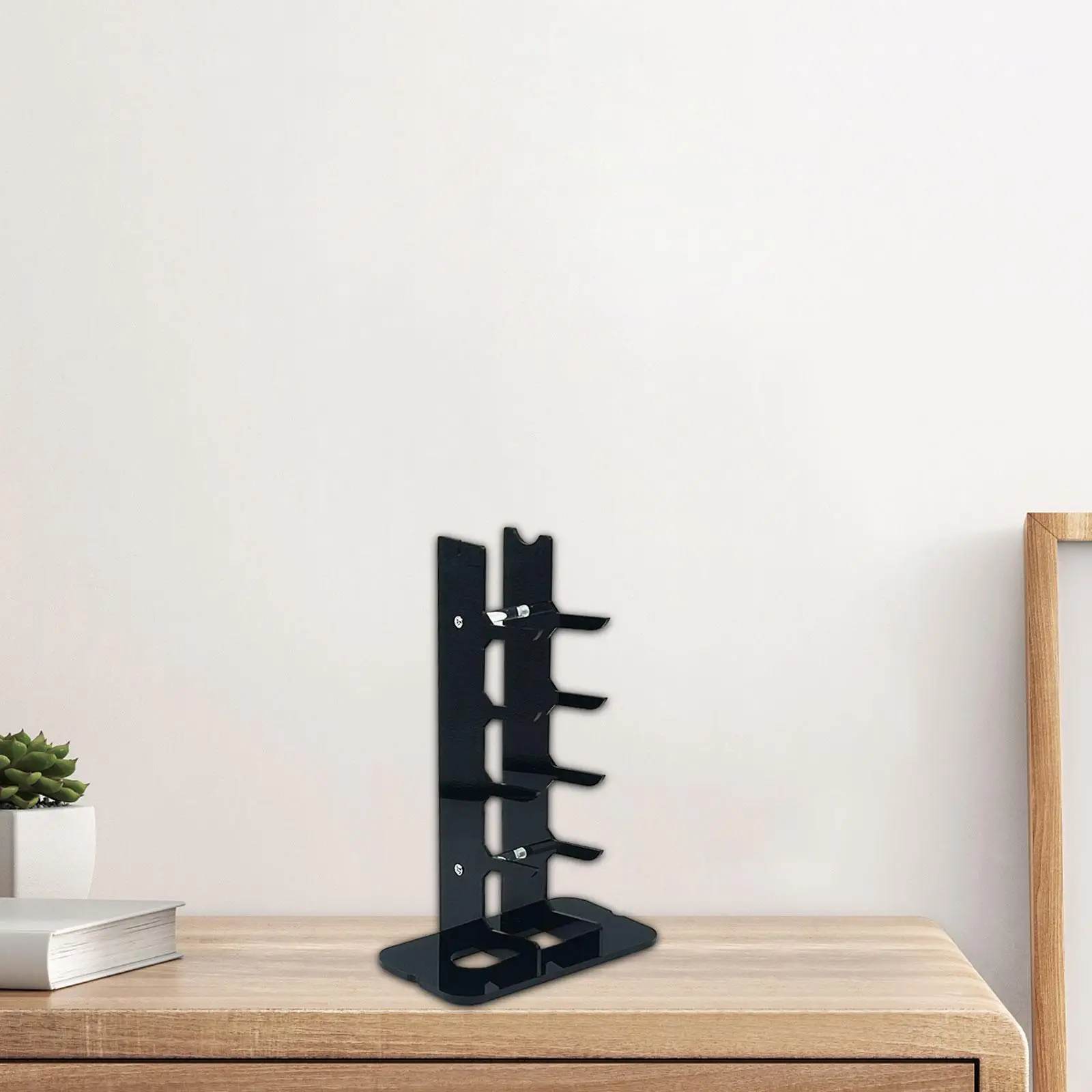 Wall Mounted Acrylic Knife Display Stand Rack for Pocket Knives Kitchen Knife Storage and Organization view 5