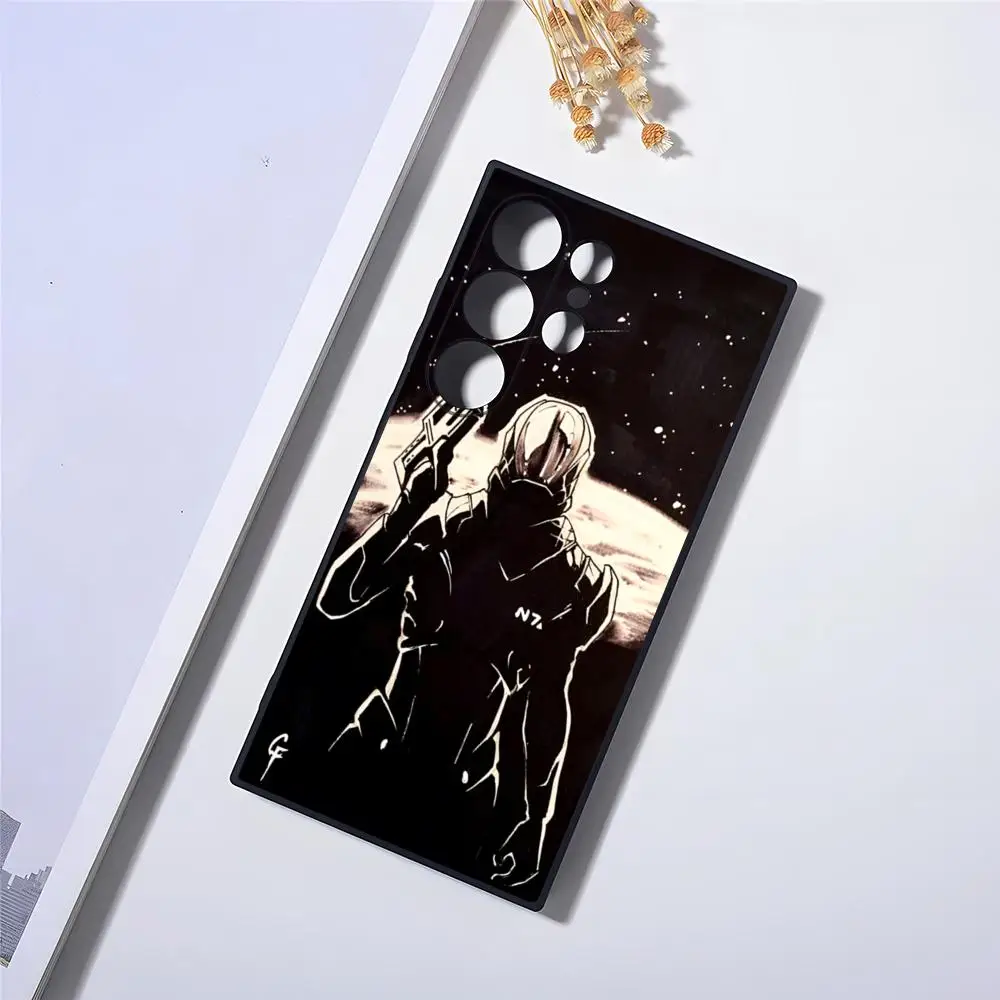N7 Mass Effect Phone Case for S23 Fe Samsung S24 Ultra S22 S20 S21 Plus Galaxy A54 A34 A24 A53 Note 20 Back Cover