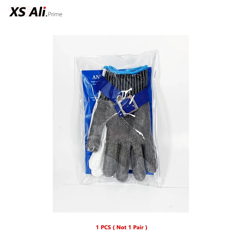 Cut Resistant Stainless Steel Gloves Working Safety Gloves Metal Mesh Anti Cutting For Butcher Worker