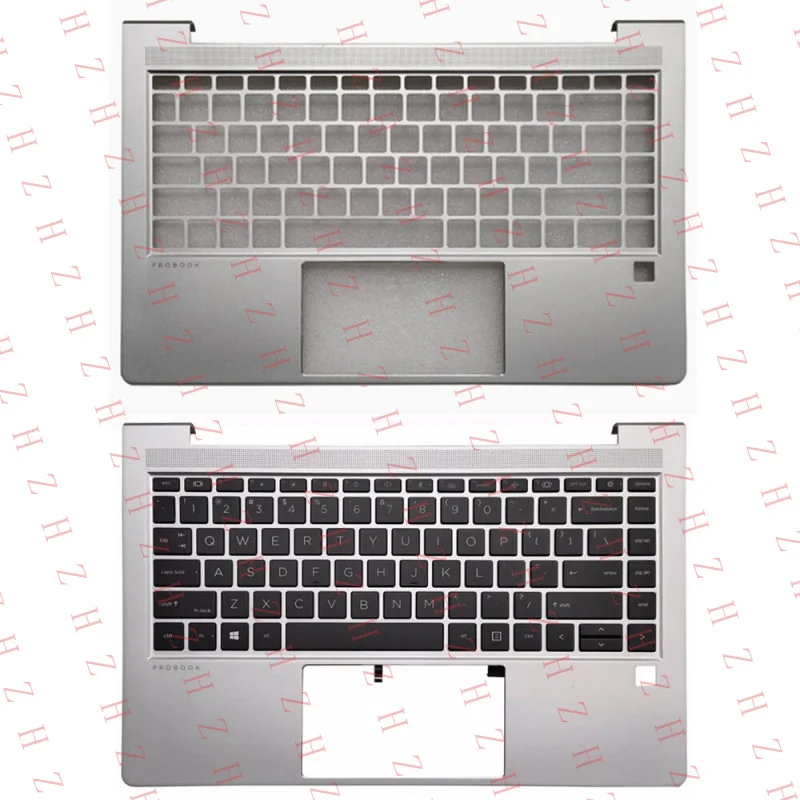 

P+ Для ноутбука HP ProBook 440 445 G10, подставка для рук с двумя портами Type-C, серебристая, N42405-001