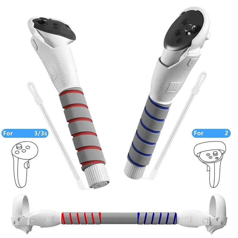 A97I-For Gorilla Tag Long Arms For Quest 3S/3/2, Beat Saber Handle Sticks Dual Extensions Grips For Playing VR Games - view 3