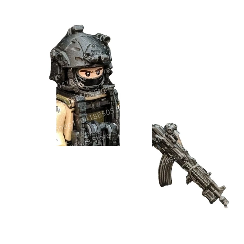 MOC Military Personnel, Building Blocks, Third-party Production, Special Forces Unit Assembly, and Decoration