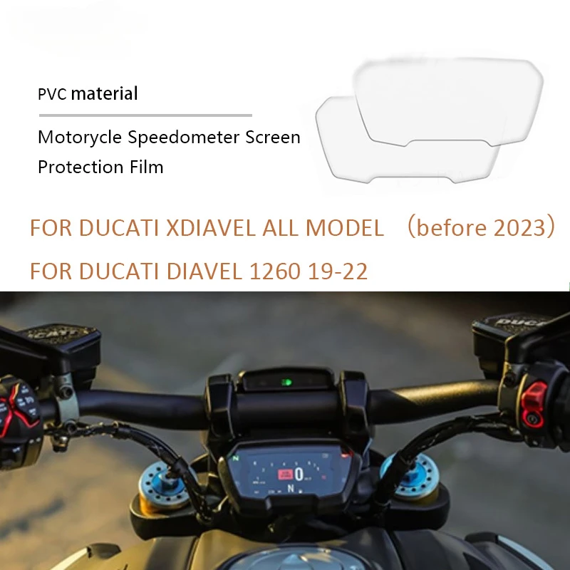 Motorcycle Scratch Cluster Screen Dashboard Protection Instrument Film For DUCATI XDIAVEL 2023 2022 DIAVEL 1260 2019-2022