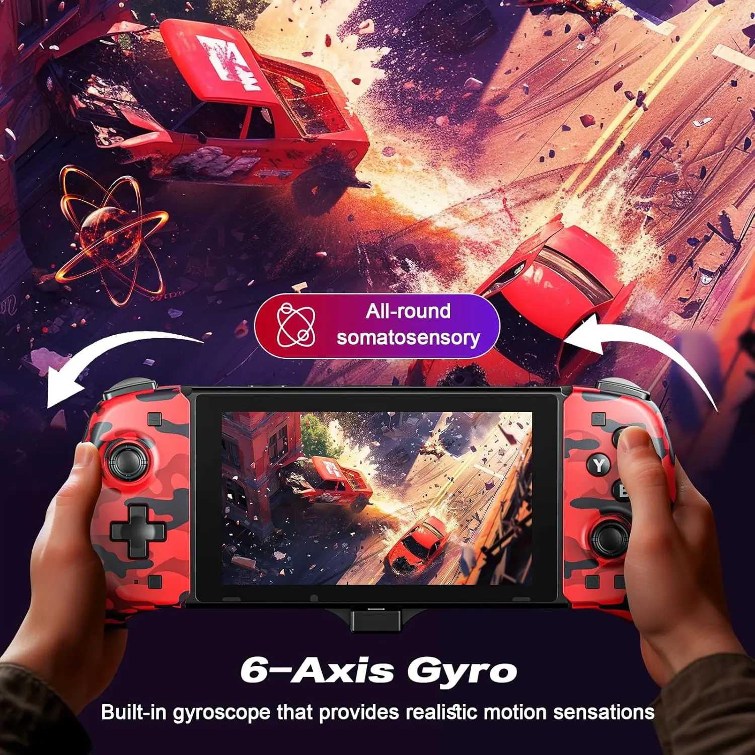 ل Joy Pad Joycons لنينتندو سويتش عصا التحكم لوحة ألعاب صغيرة وحدة تحكم ألعاب لاسلكية Joypad Turbo وظيفة الاستيقاظ