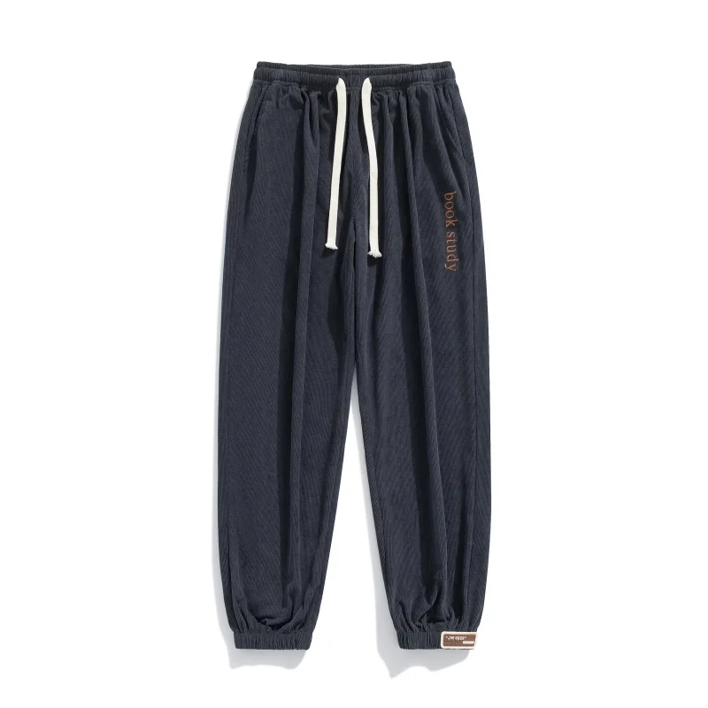 

Comfortable Versatile Straight Men's Outdoor High-quality Sports Fitness Running Ankle Tied Pants Fashionable Trendy Leg Pants