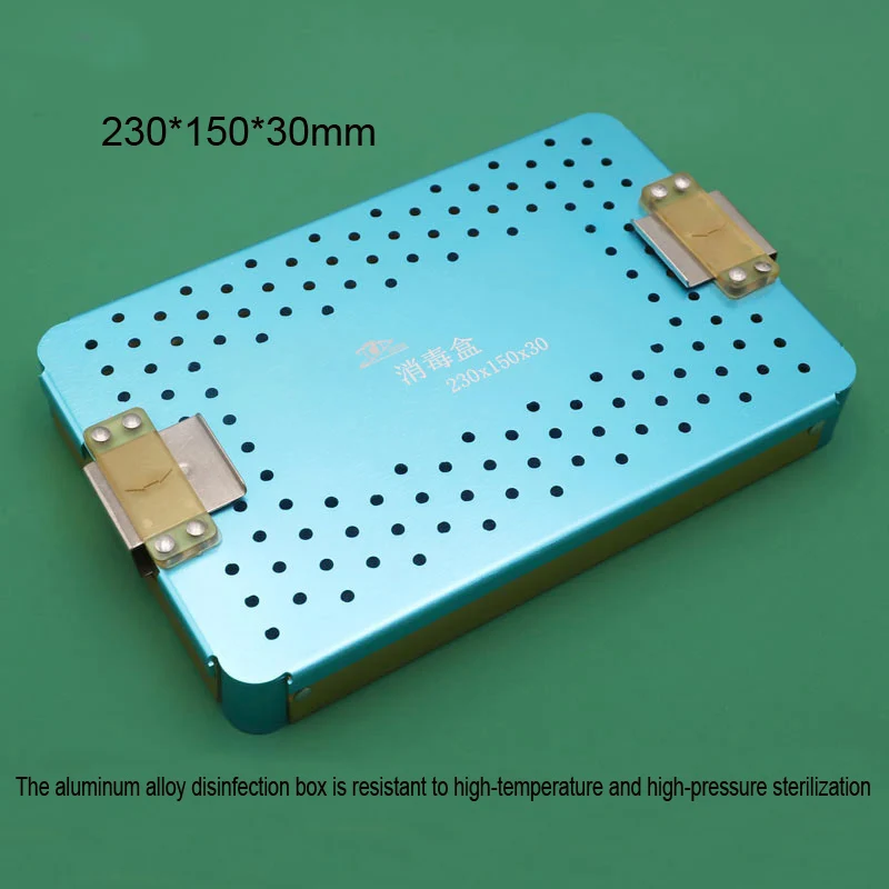 boite-de-desinfection-en-alliage-d'aluminium-colore-monocouche-boite-a-instruments-chirurgicaux-de-sterilisation-a-haute-temperature-et-a-haute-pression