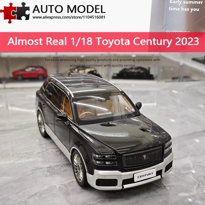 

Модель автомобиля Toyota Century Shijilinfeng 2023 года, имитация, из сплава, класса люкс, внедорожник, с полностью открывающимися дверями, почти как настоящий, масштаб 1:18, литая металлическая статическая модель, игрушка для взрослых, подарок для мальчи