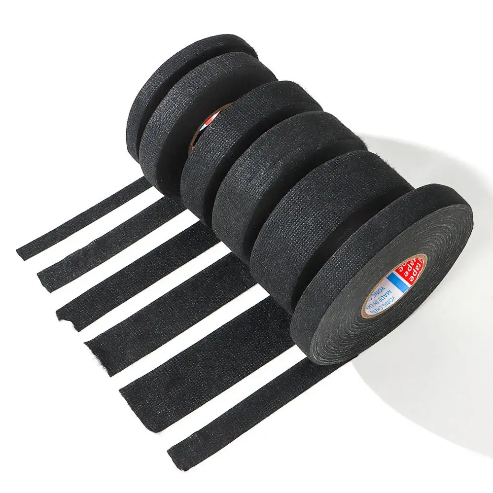 Fita de chicote de fios resistente ao calor, cabo fixo, fio automotivo, tear, pano, amortecimento de ruído, fita adesiva elétrica
