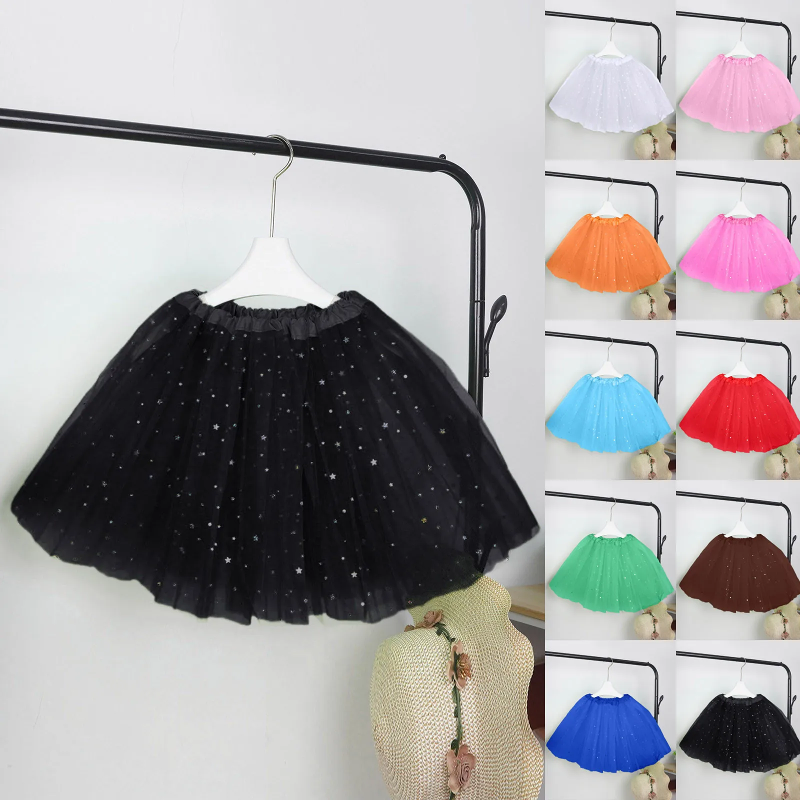 

Fancy Ballet Dancewear Mini Skirts Women Vintage Tulle Skirt Party Costume Ball Gown Lolita Petticoat Summer Adult Tutu Skirts