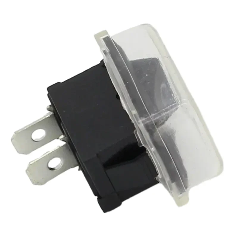 5Pcs/Lot Black Push Button Mini Switch 6A-10A 110V 250V 2Pin Snap-in On/Off Rocker Switch 21MM*15MM with waterproof cover Black