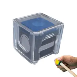Billiard Chalk Storage Transparent Plastic acrylic Box Cube Chalk Storage Holder For Daily Practice Snooker & Billiard Accessory