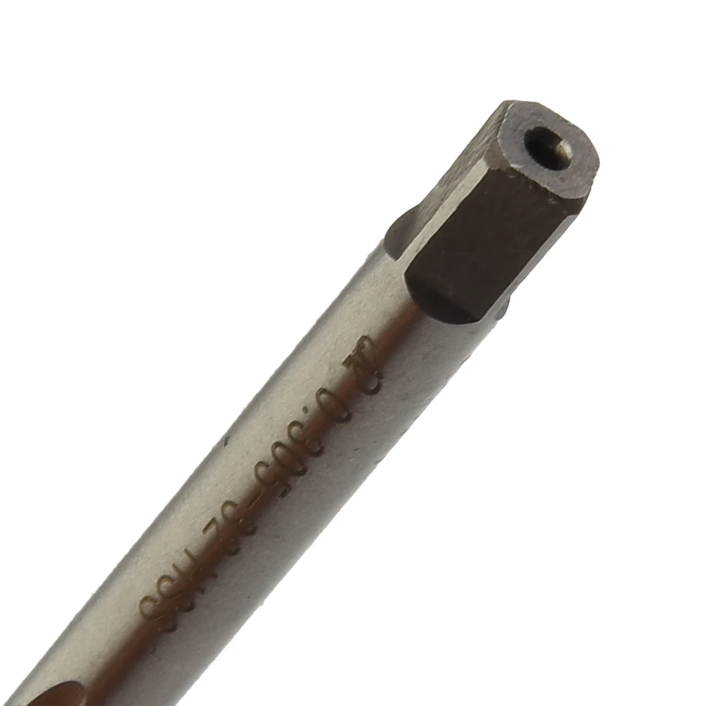 0.305 x 32 TPI HSS Tap for Tire Valve Stem Installation 8V1-32 Thread Standard 3 Flute Taper Design 72mm Overall Length