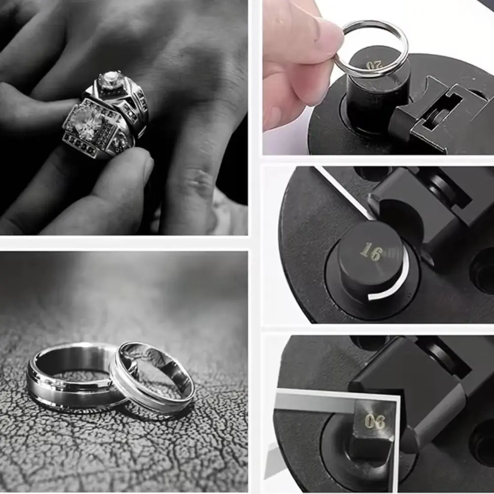 Metal Ring Bender Machine Jewelry Making Tool for Gold Silver Copper Round Forming Rolling Press DIY Craft Kit