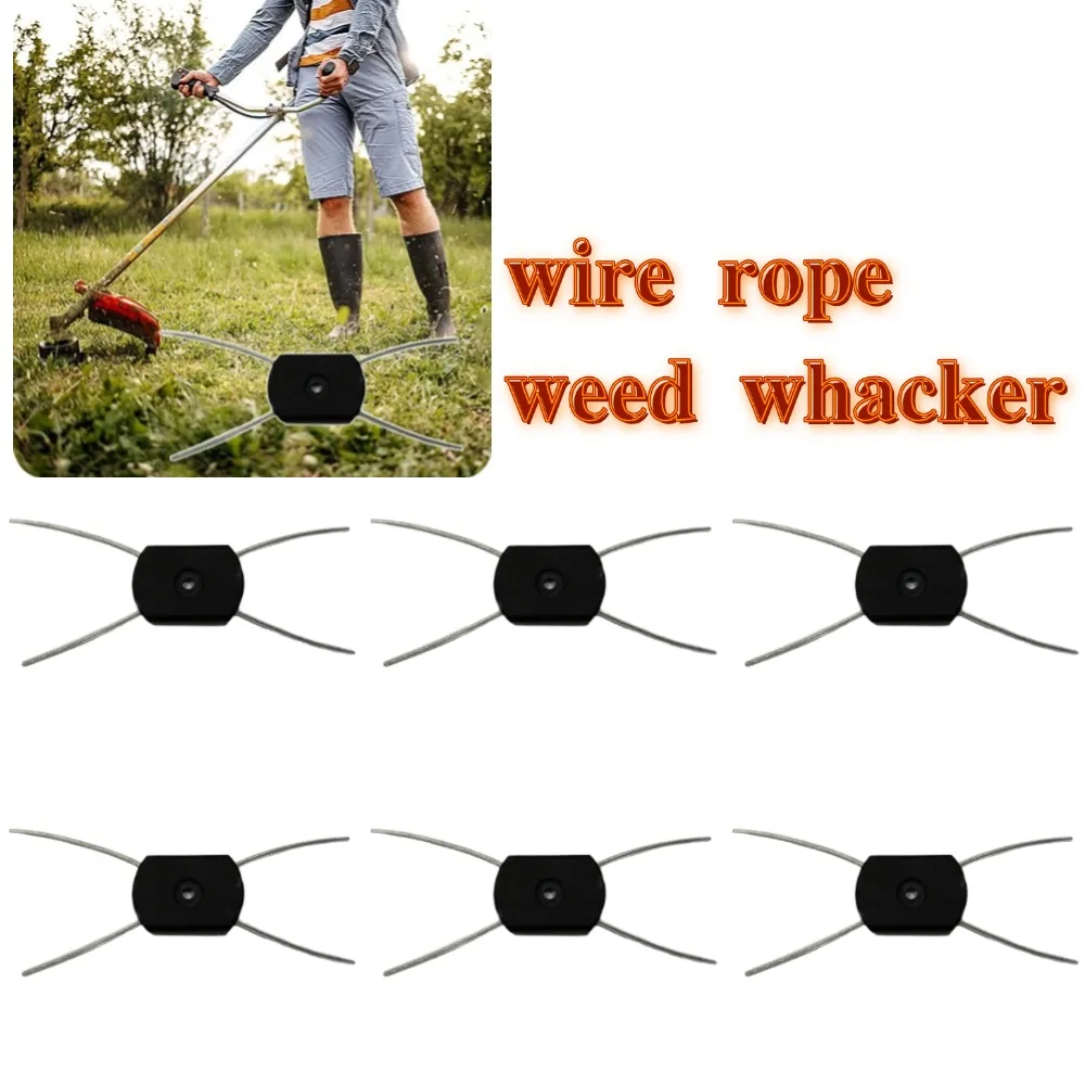 

1/3 шт., электрическая головка для поедания сорняков, сменная головка для триммера из стальной проволоки для аккумуляторных триммеров для травы